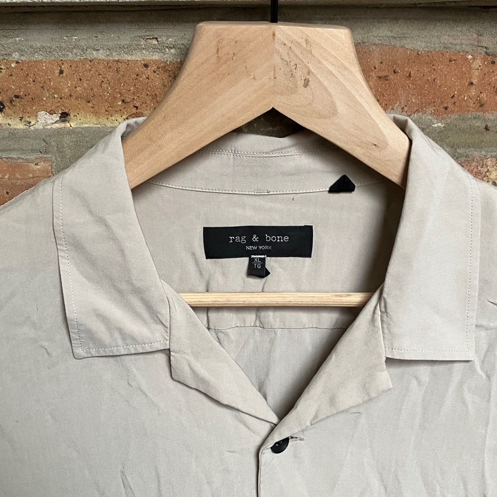 Rag & Bone Avery Solid Camp Shirt. - image 2